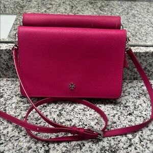 Tory Burch Fuchsia Crossbody Bag